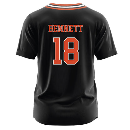 Campbell - NCAA Softball : Ryleigh Bennett - Black Jersey-1