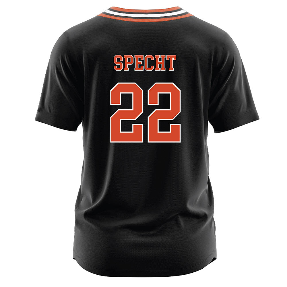 Campbell - NCAA Softball : Kylie Specht - Black Jersey-1