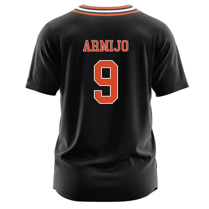 Campbell - NCAA Softball : Alyssa Armijo - Black Jersey-1