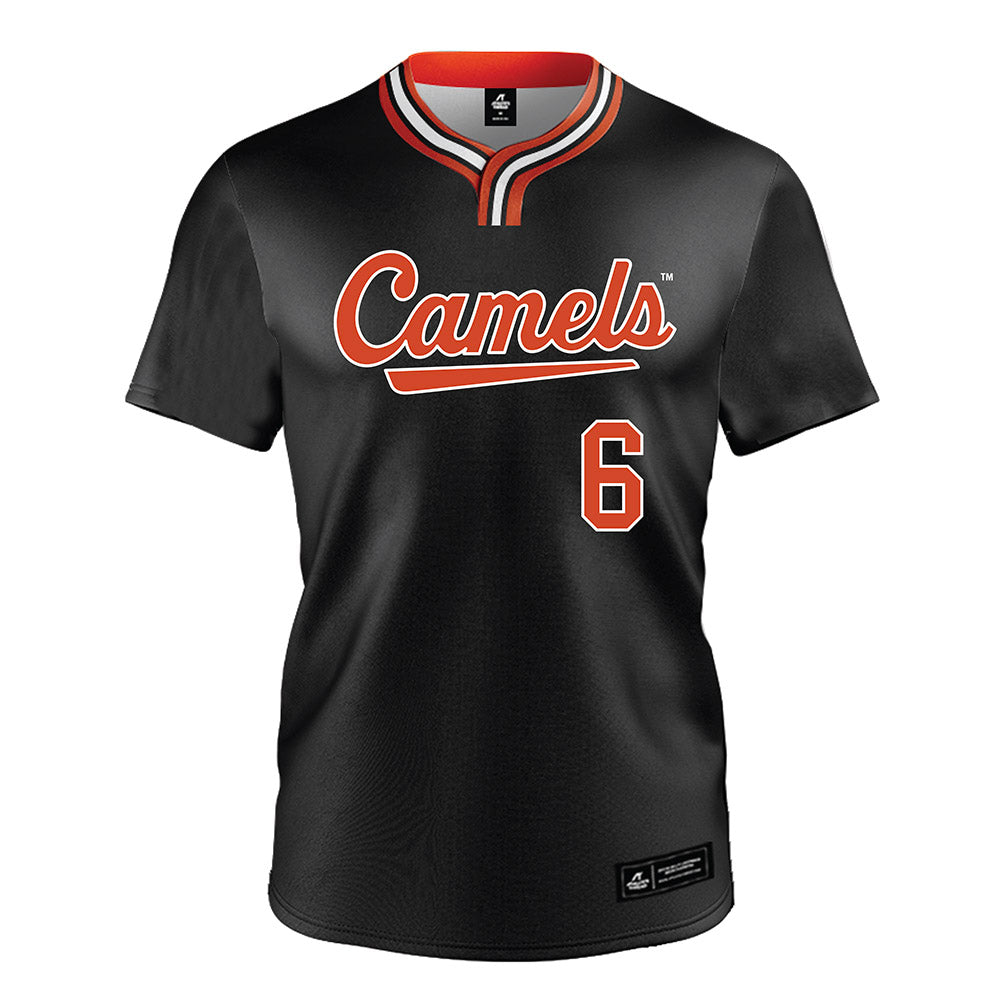 Campbell - NCAA Softball : Megan Gregory - Black Jersey