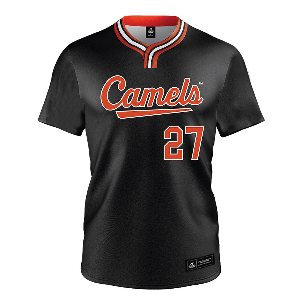 Campbell - NCAA Softball : Hannah Leierer - Black Jersey-0