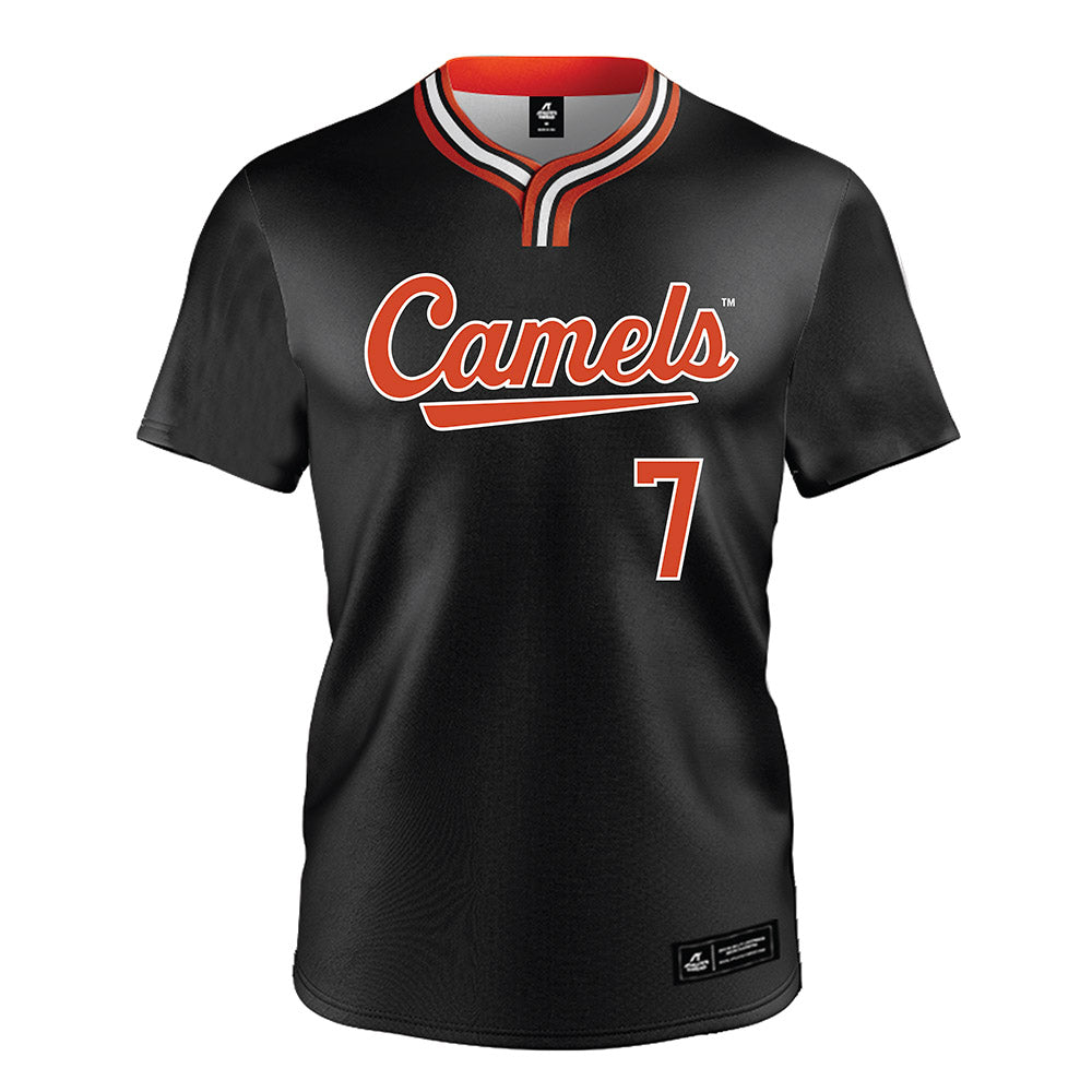 Campbell - NCAA Softball : Haley Krebs - Black Jersey-0