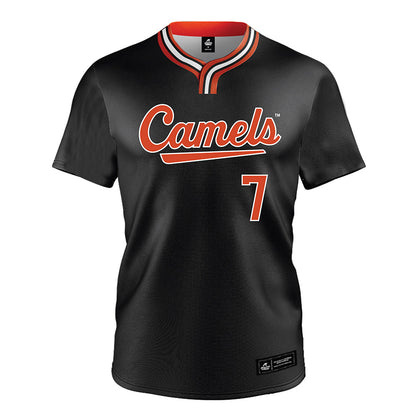 Campbell - NCAA Softball : Haley Krebs - Black Jersey-0