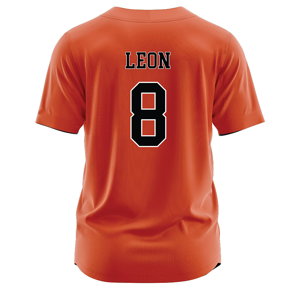 Campbell - NCAA Softball : Megan Leon - Orange Jersey-1