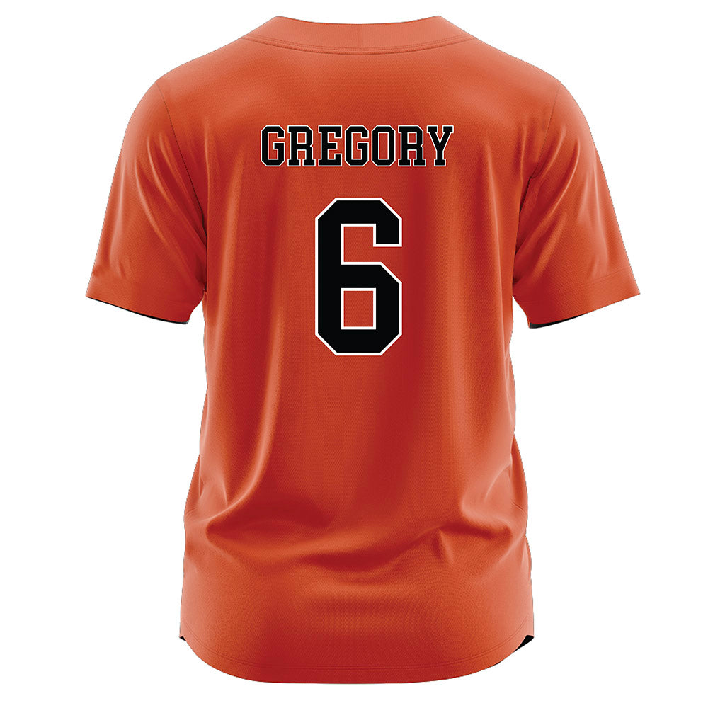 Campbell - NCAA Softball : Megan Gregory - Orange Jersey