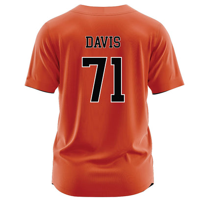 Campbell - NCAA Softball : Devin Davis - Orange Jersey-1