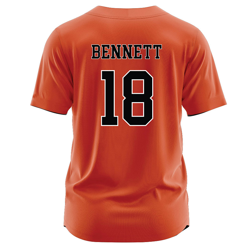 Campbell - NCAA Softball : Ryleigh Bennett - Orange Jersey-1