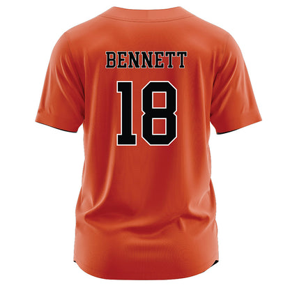Campbell - NCAA Softball : Ryleigh Bennett - Orange Jersey-1