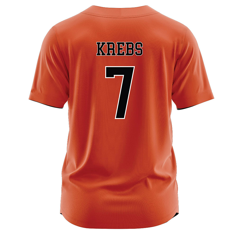 Campbell - NCAA Softball : Haley Krebs - Orange Jersey-1