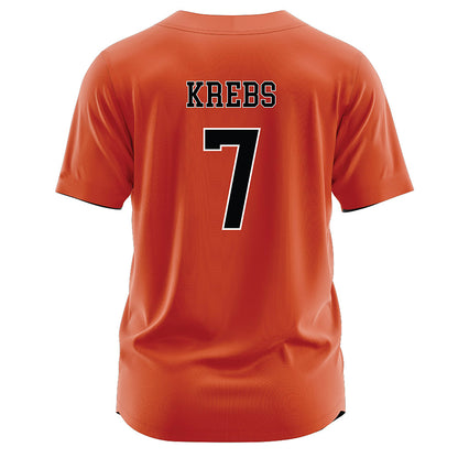 Campbell - NCAA Softball : Haley Krebs - Orange Jersey-1