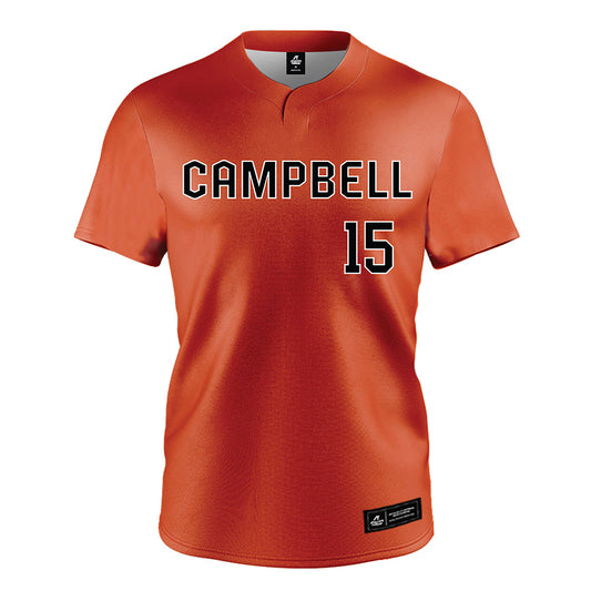 Campbell - NCAA Softball : Cassiti Baroni - Orange Jersey-0