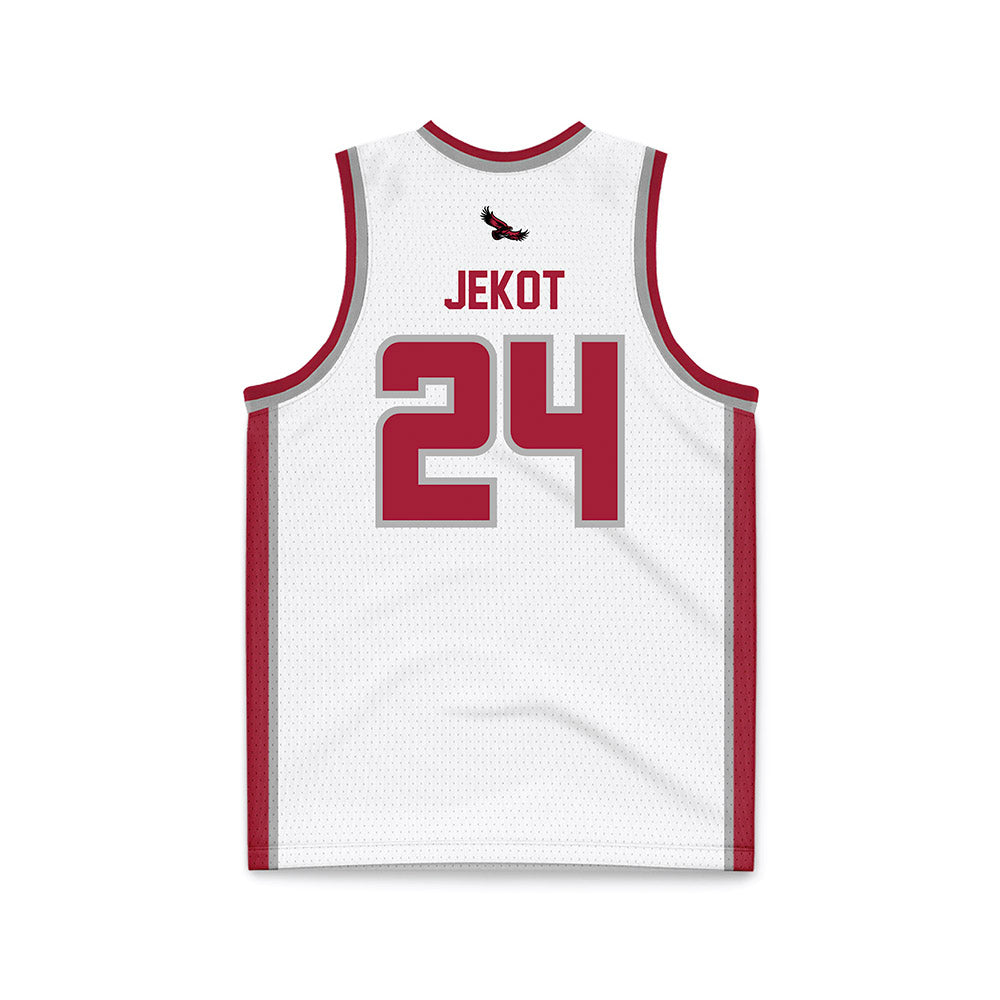 St. Joe's - NCAA Women's Basketball : Jill Jekot - White Basketball Jersey-1