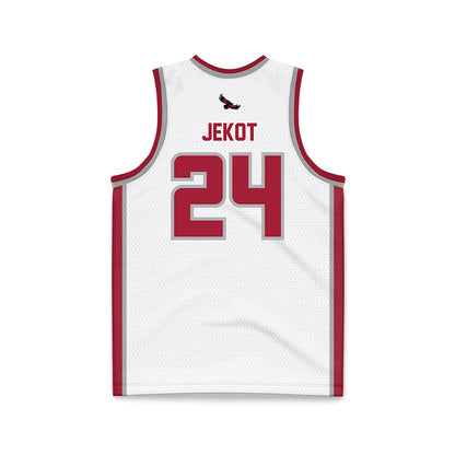 St. Joe's - NCAA Women's Basketball : Jill Jekot - White Basketball Jersey-1