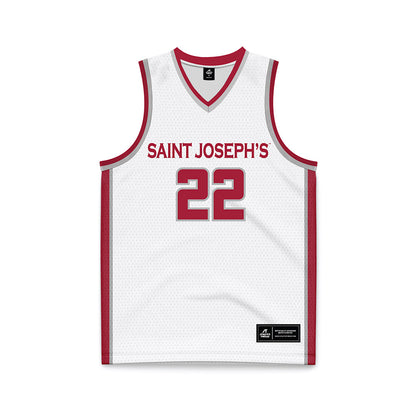 St. Joe's - NCAA Women's Basketball : Kaylinn Bethea - White Basketball Jersey-0