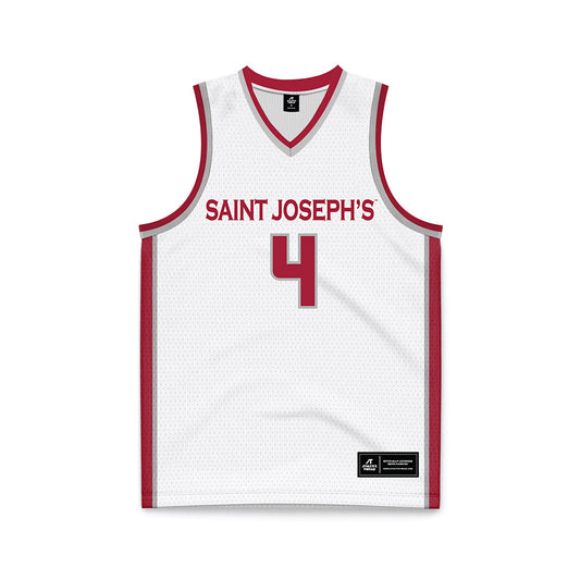 St. Joe's - NCAA Women's Basketball : Laura Ziegler - White Basketball Jersey