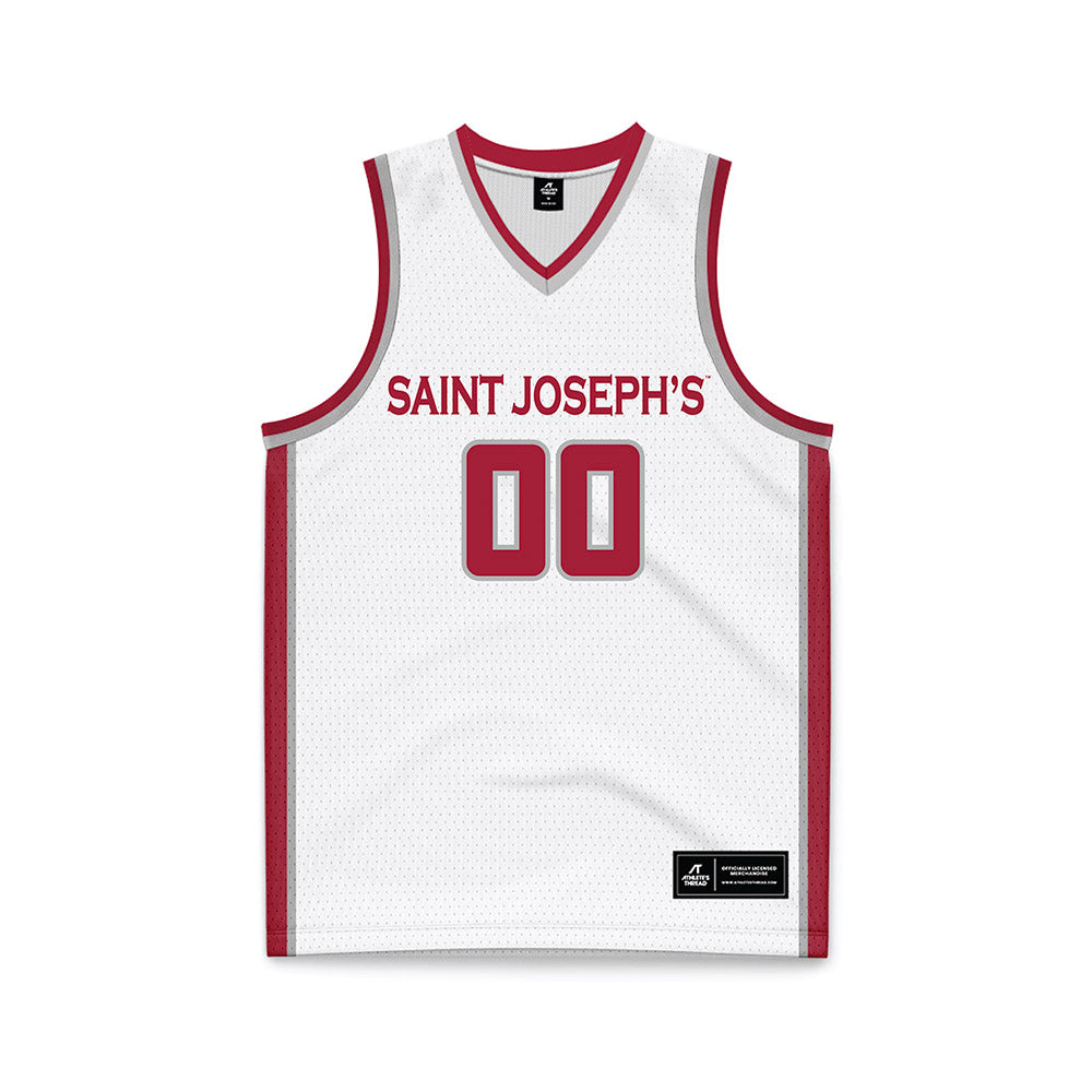 St. Joe's - NCAA Women's Basketball : Faith Stinson - White Basketball Jersey-0