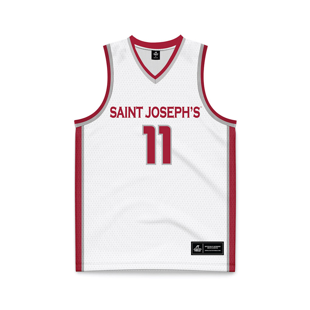 St. Joe's - NCAA Women's Basketball : Kaylie Griffin - White Basketball Jersey