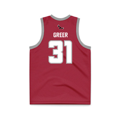 St. Joe's - NCAA Women's Basketball : Lauren Greer - Crimson Basketball Jersey-1