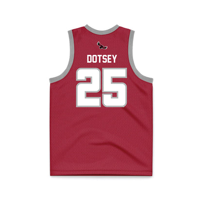 St. Joe's - NCAA Women's Basketball : Rian Dotsey - Crimson Basketball Jersey-1