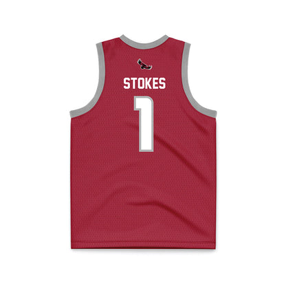 St. Joe's - NCAA Women's Basketball : Rhian Stokes - Crimson Basketball Jersey