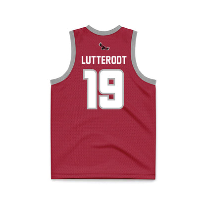 St. Joe's - NCAA Women's Basketball : Olivia Lutterodt - Crimson Basketball Jersey-1