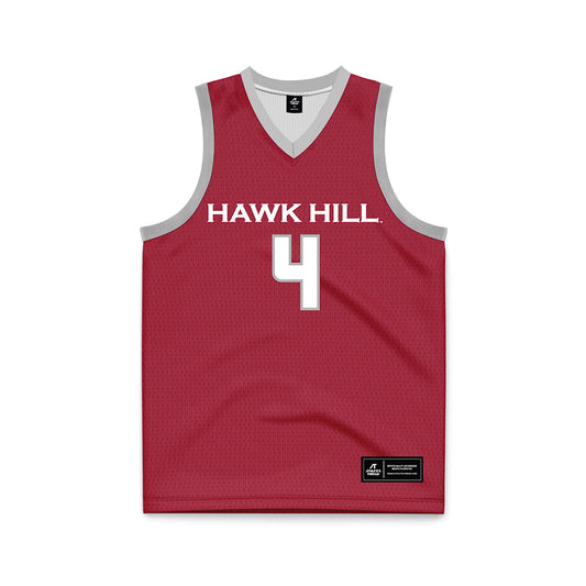 St. Joe's - NCAA Women's Basketball : Laura Ziegler - Crimson Basketball Jersey