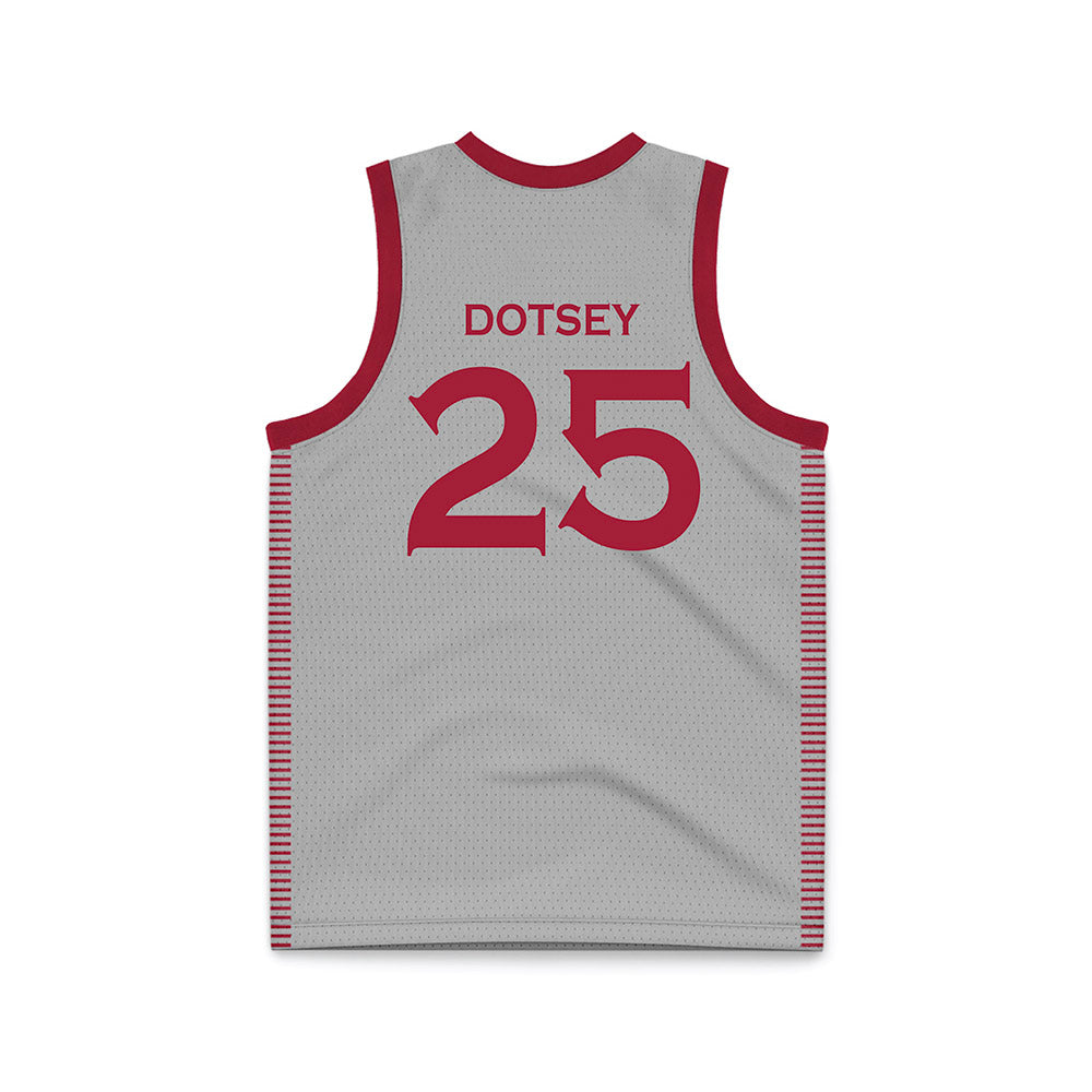 St. Joe's - NCAA Women's Basketball : Rian Dotsey - Grey Basketball Jersey-1
