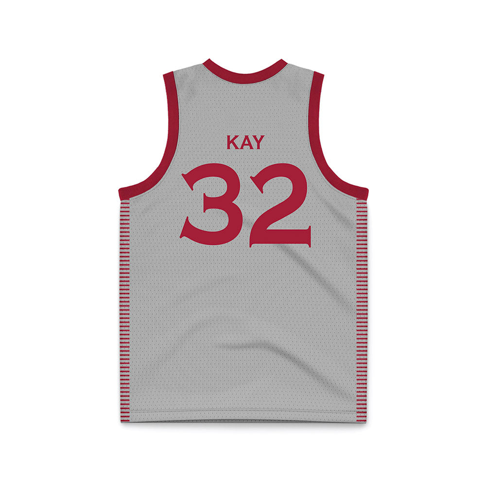 St. Joe's - NCAA Women's Basketball : Cecilia Kay - Grey Basketball Jersey-1
