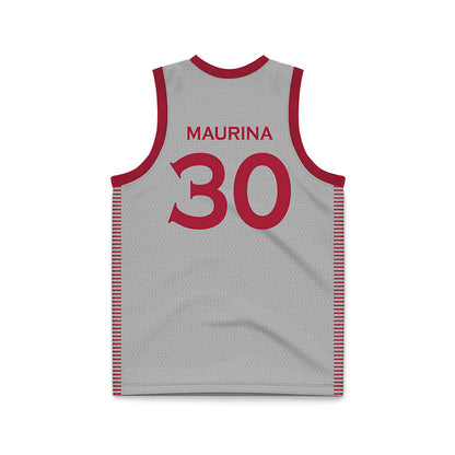 St. Joe's - NCAA Women's Basketball : Paula Maurina - Grey Basketball Jersey