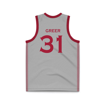 St. Joe's - NCAA Women's Basketball : Lauren Greer - Grey Basketball Jersey-1