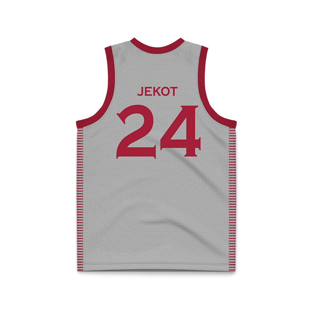 St. Joe's - NCAA Women's Basketball : Jill Jekot - Grey Basketball Jersey-1