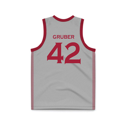 St. Joe's - NCAA Women's Basketball : lizzy gruber - Grey Basketball Jersey