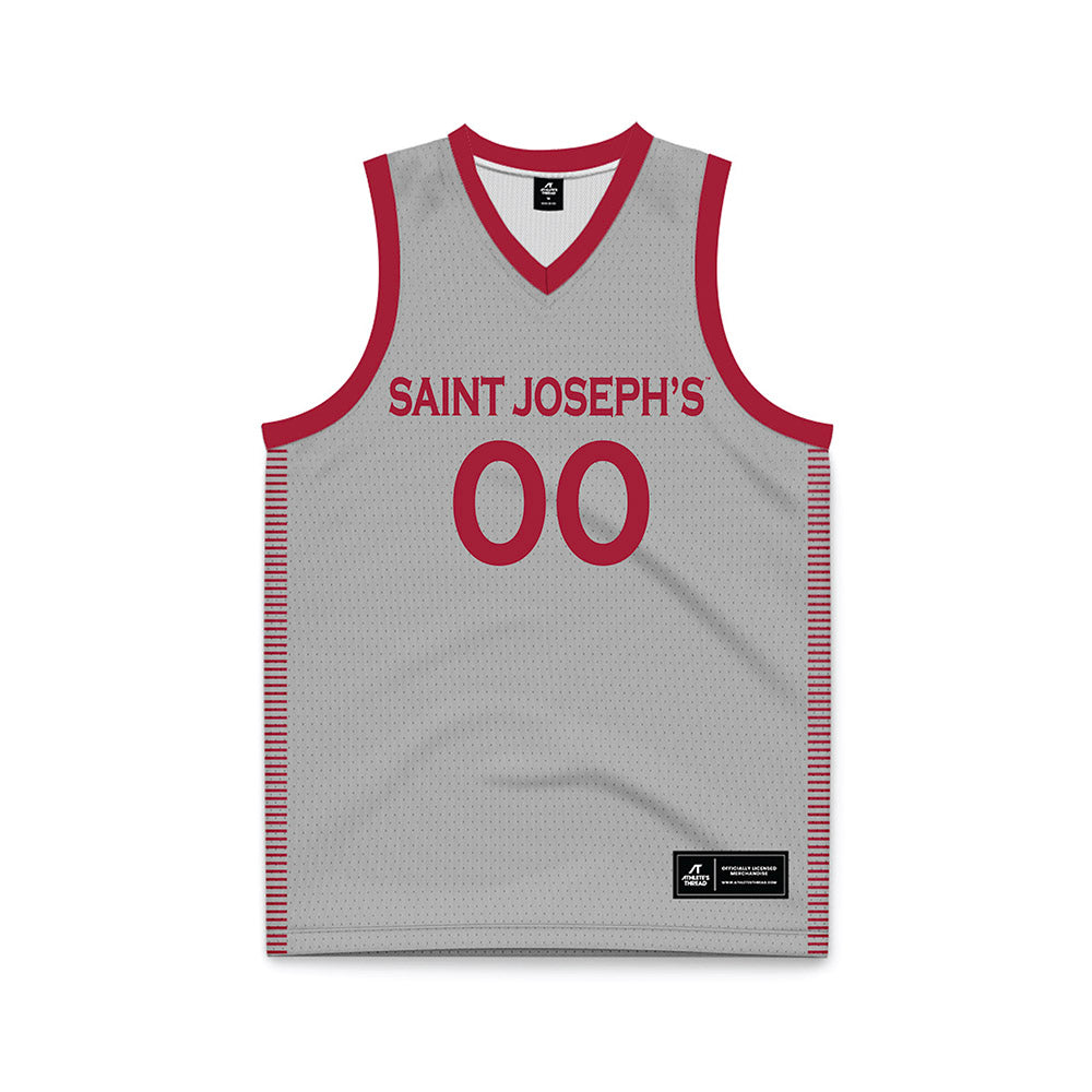 St. Joe's - NCAA Women's Basketball : Faith Stinson - Grey Basketball Jersey-0