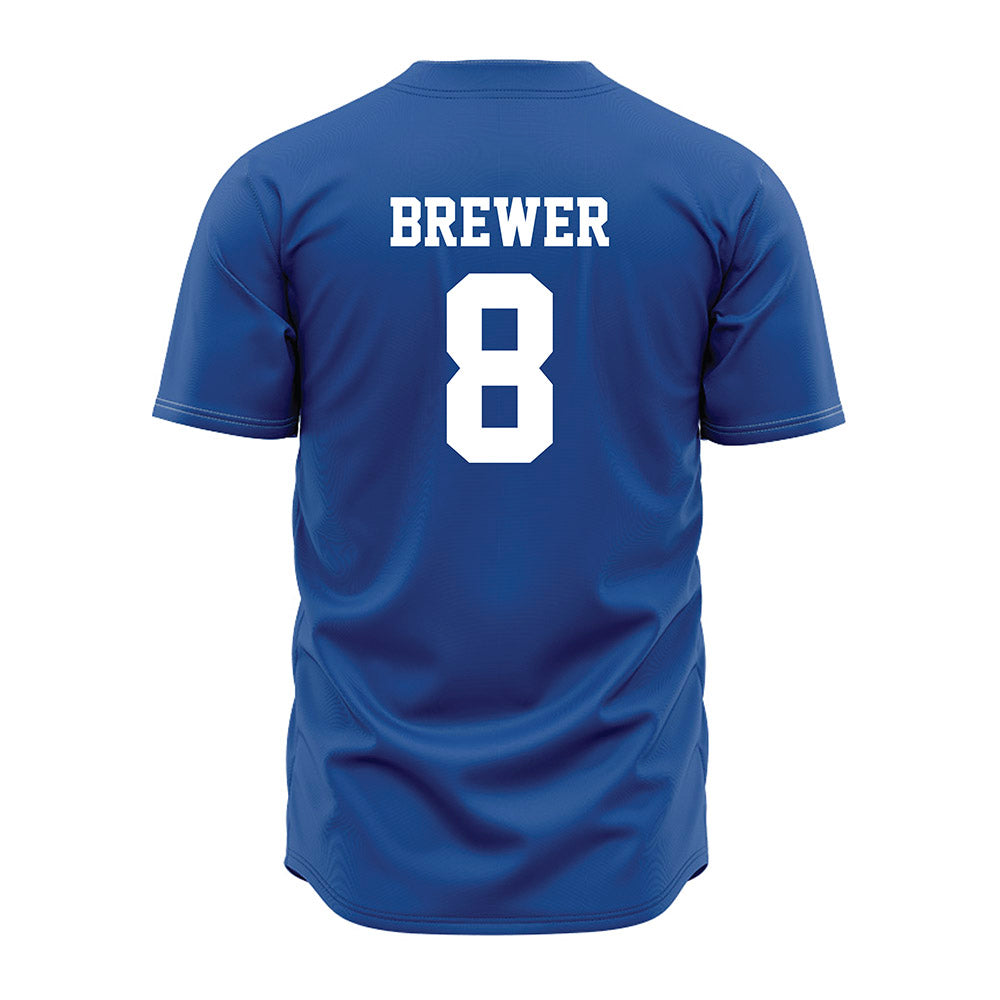 MTSU - NCAA Baseball : Nathan Brewer - Royal Jersey