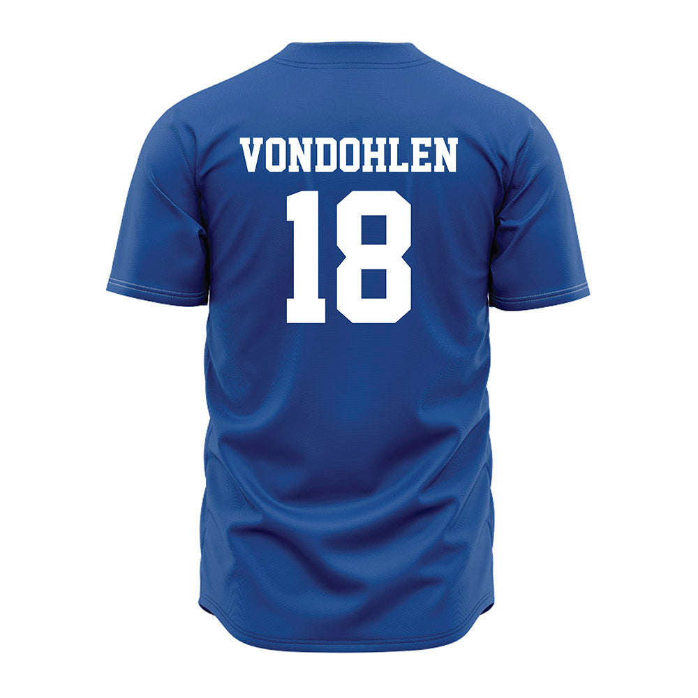 MTSU - NCAA Baseball : Brett Vondohlen - Royal Jersey-1