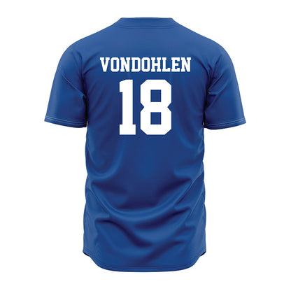 MTSU - NCAA Baseball : Brett Vondohlen - Royal Jersey-1