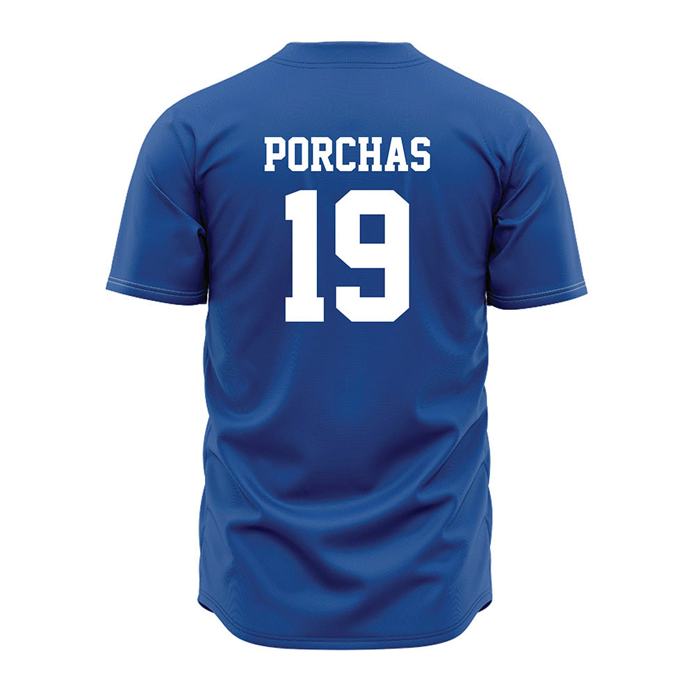 MTSU - NCAA Baseball : Matthew Porchas - Royal Jersey-1