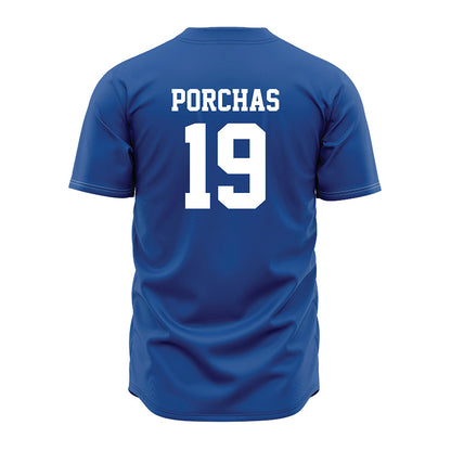 MTSU - NCAA Baseball : Matthew Porchas - Royal Jersey-1