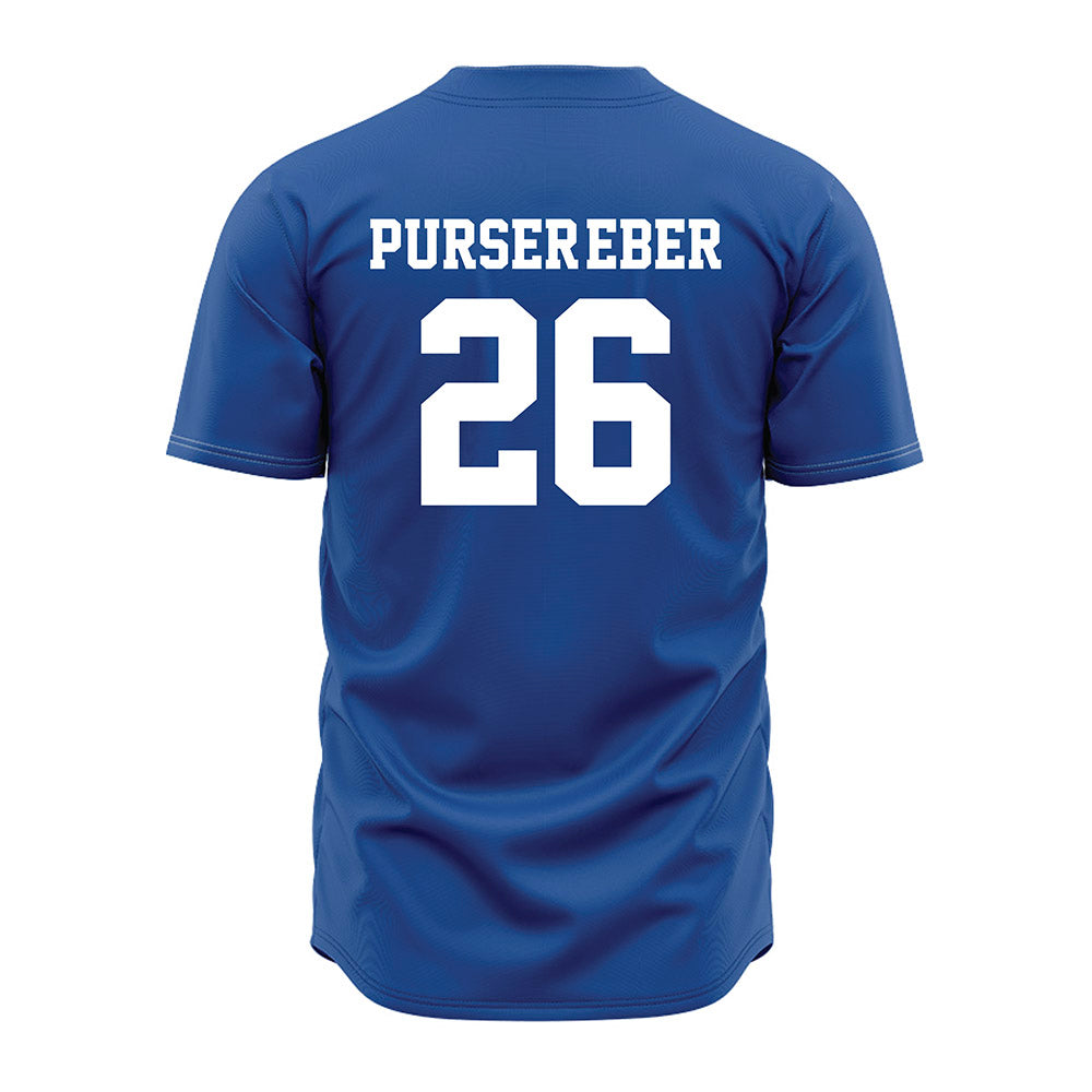 MTSU - NCAA Baseball : Braeden Purser-Eber - Royal Jersey