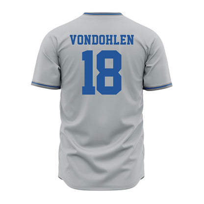 MTSU - NCAA Baseball : Brett Vondohlen - Grey Jersey-1