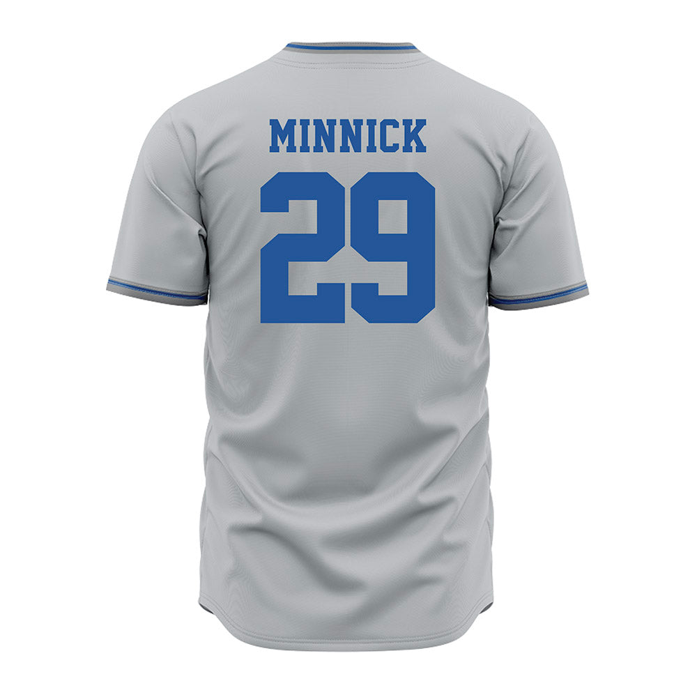 MTSU - NCAA Baseball : Tyler Minnick - Grey Jersey