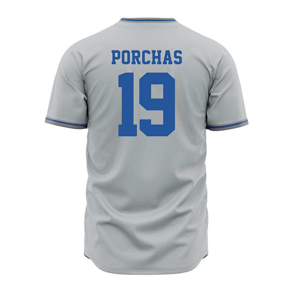 MTSU - NCAA Baseball : Matthew Porchas - Grey Jersey-1