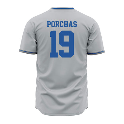 MTSU - NCAA Baseball : Matthew Porchas - Grey Jersey-1