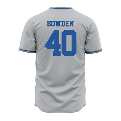 MTSU - NCAA Baseball : Konner Bowden - Grey Jersey