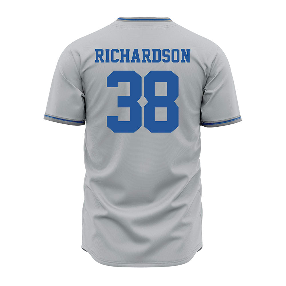 MTSU - NCAA Baseball : Drew R Richardson - Grey Jersey