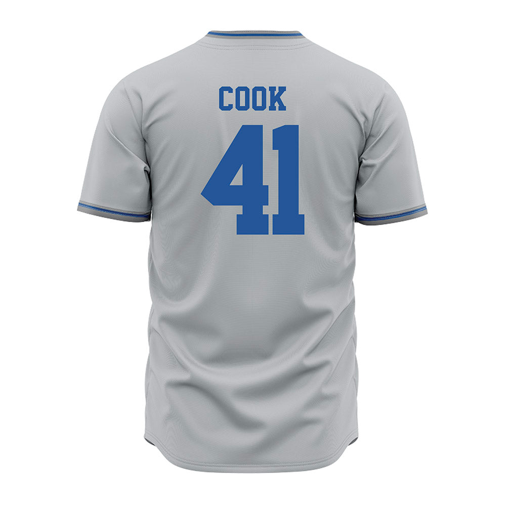 MTSU - NCAA Baseball : Calvin Cook - Grey Jersey