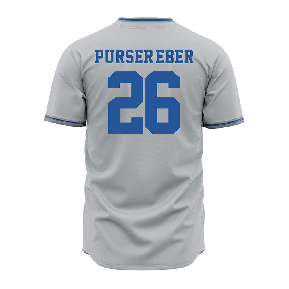 MTSU - NCAA Baseball : Braeden Purser-Eber - Grey Jersey