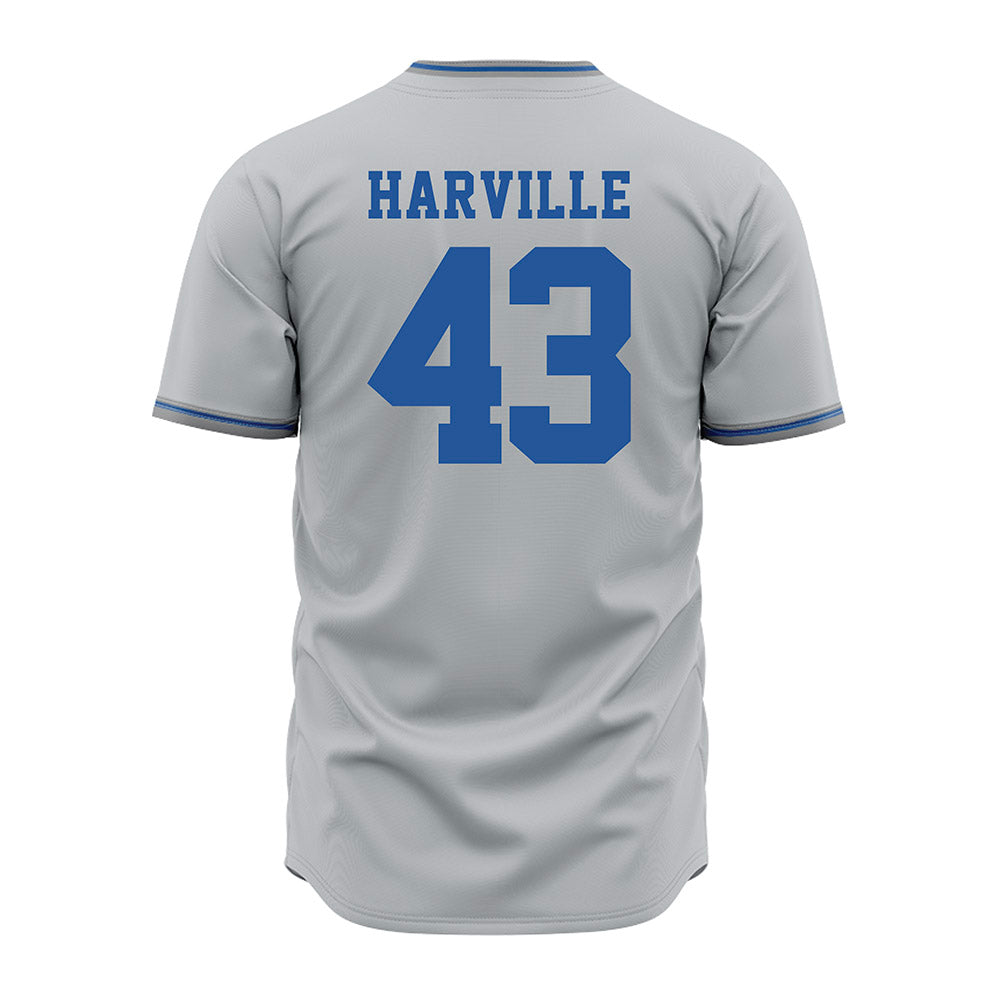 MTSU - NCAA Baseball : Ryder Harville - Grey Jersey-1