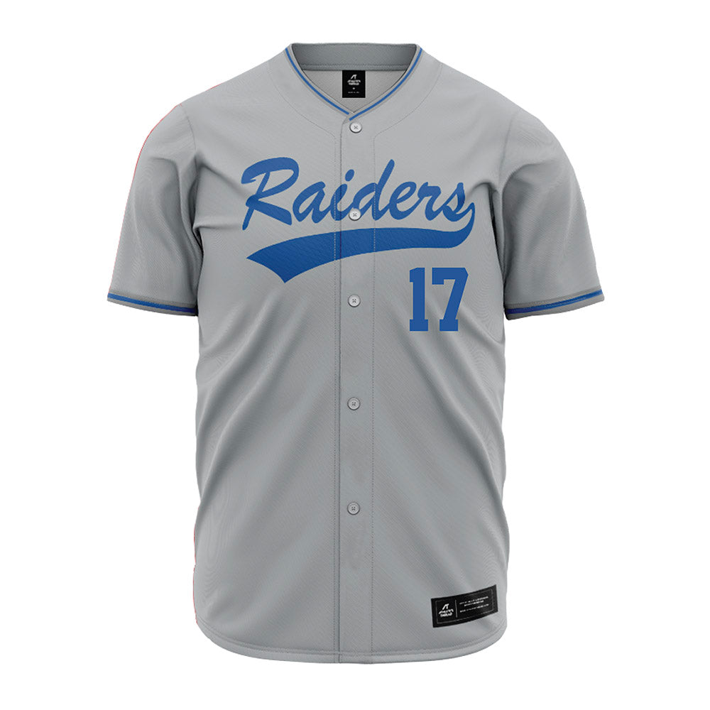 MTSU - NCAA Baseball : Ethan Robinson - Grey Jersey-0