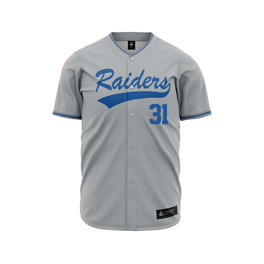 MTSU - NCAA Baseball : Walker Shaw - Grey Jersey-0